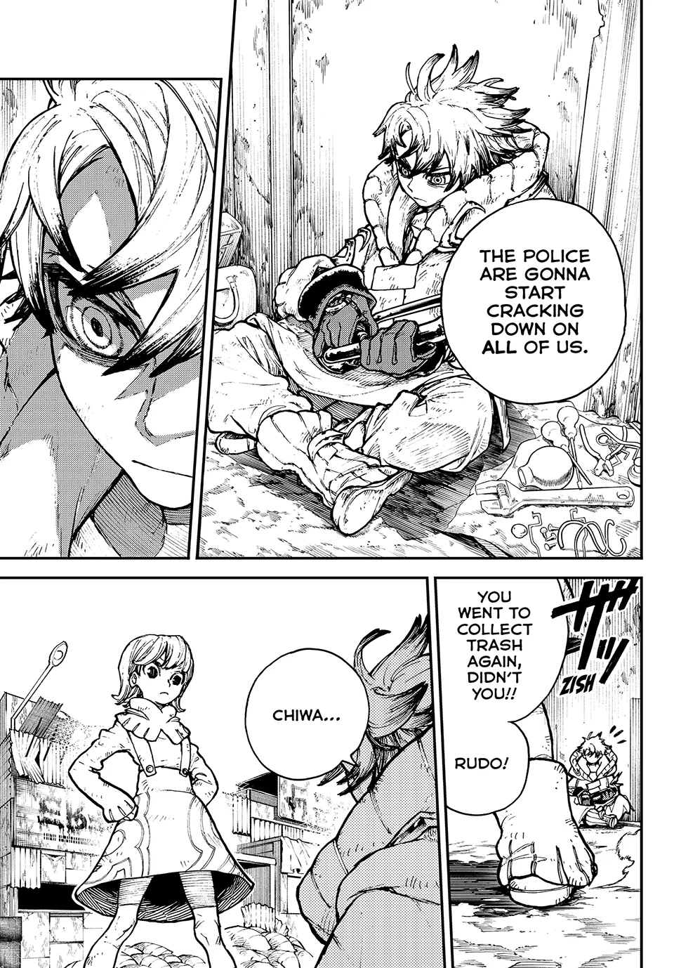 Gachiakuta, Chapter 1
