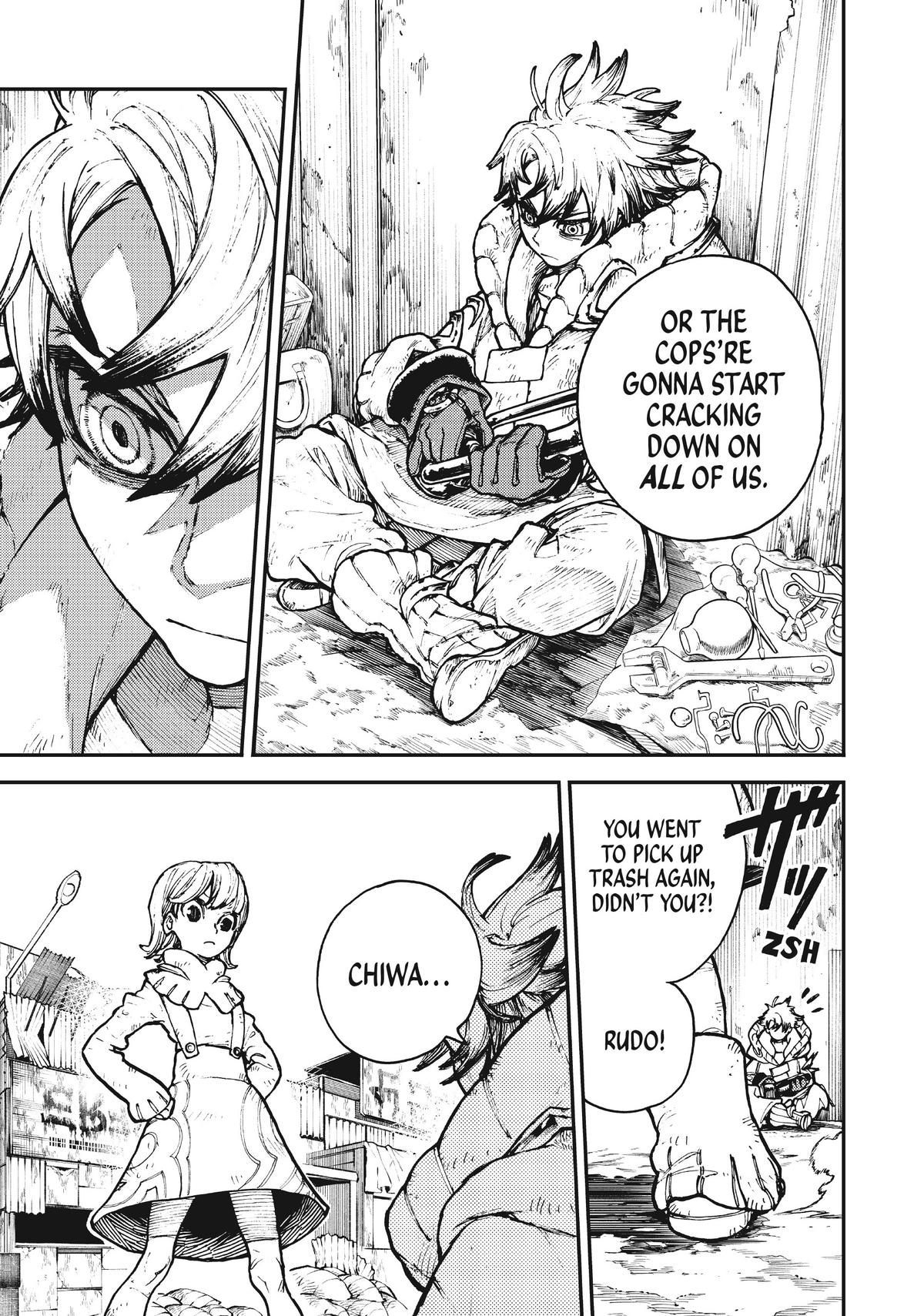 Gachiakuta, Chapter 1