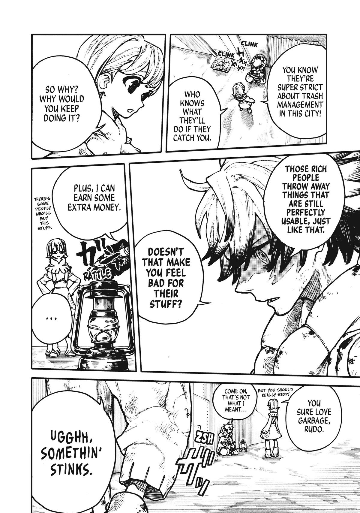 Gachiakuta, Chapter 1