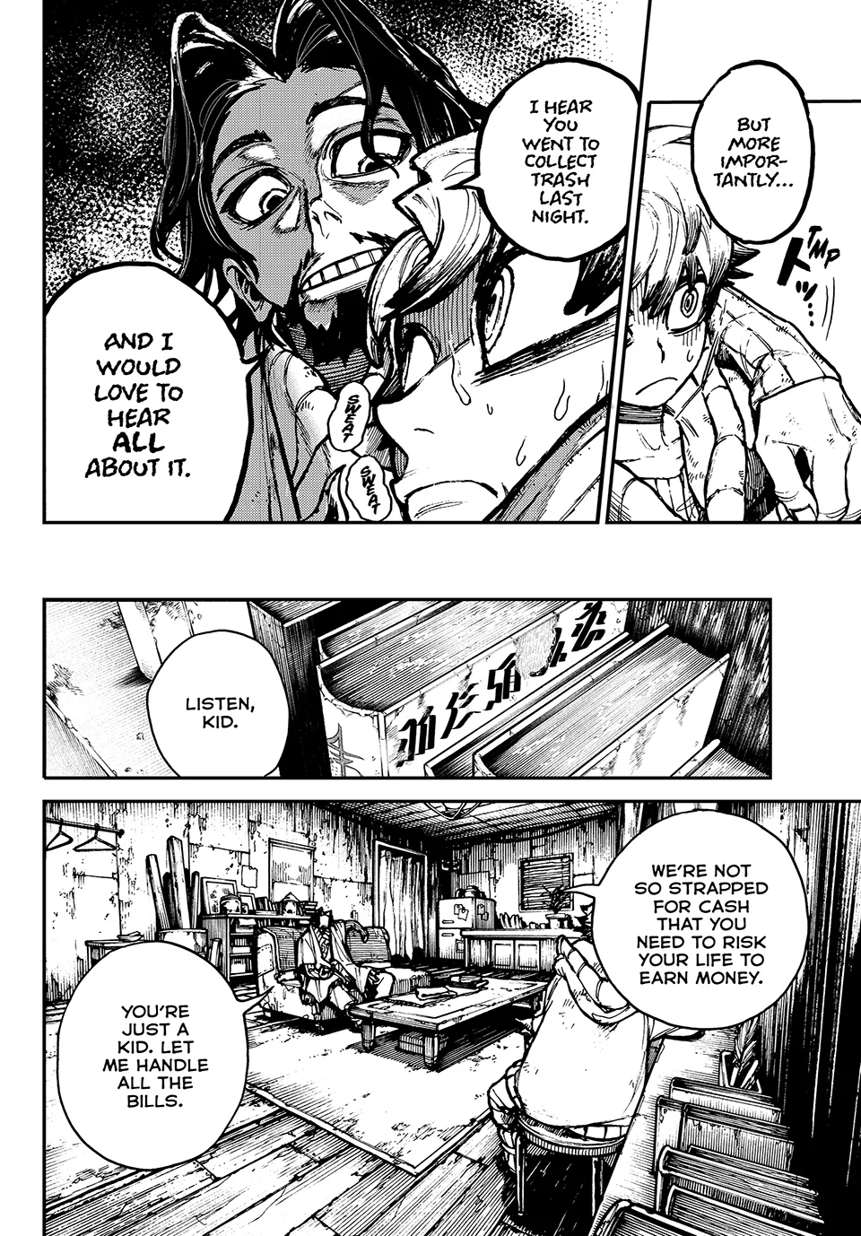 Gachiakuta, Chapter 1