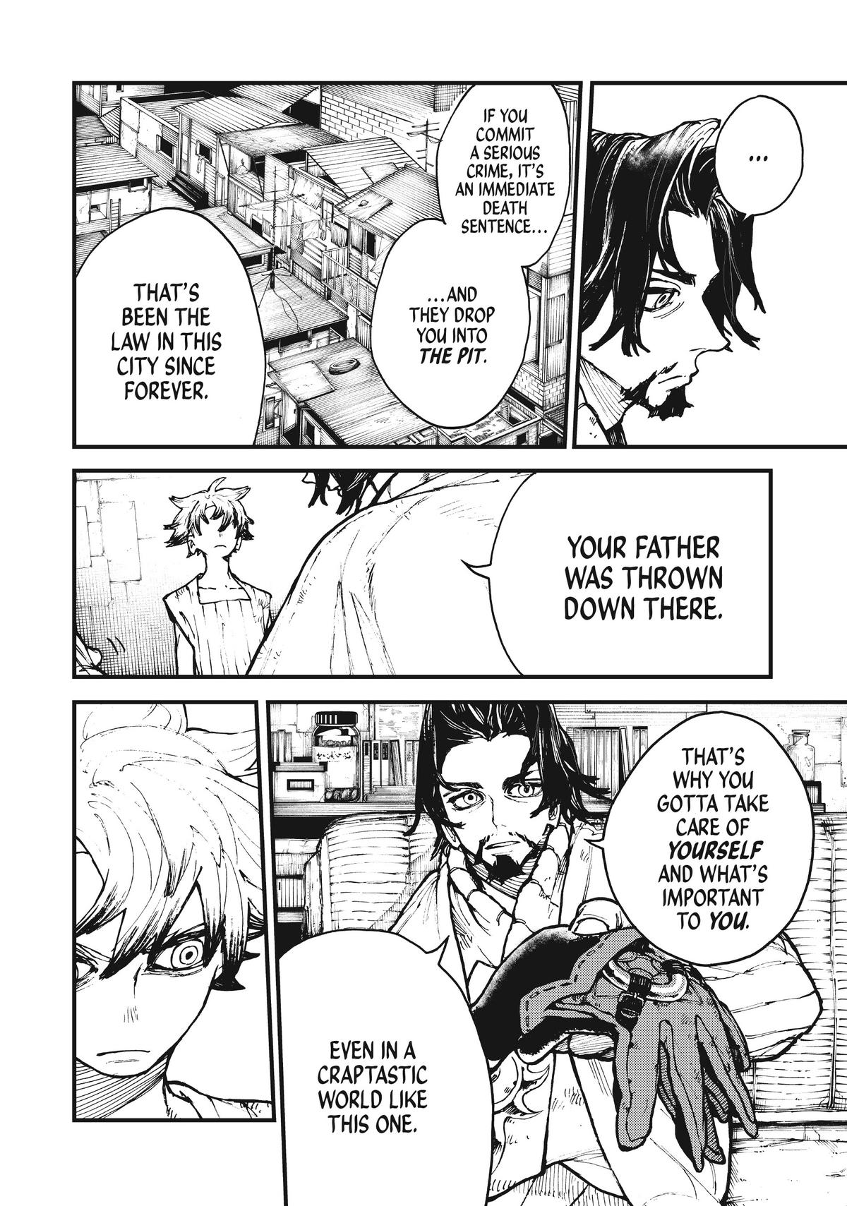 Gachiakuta, Chapter 1