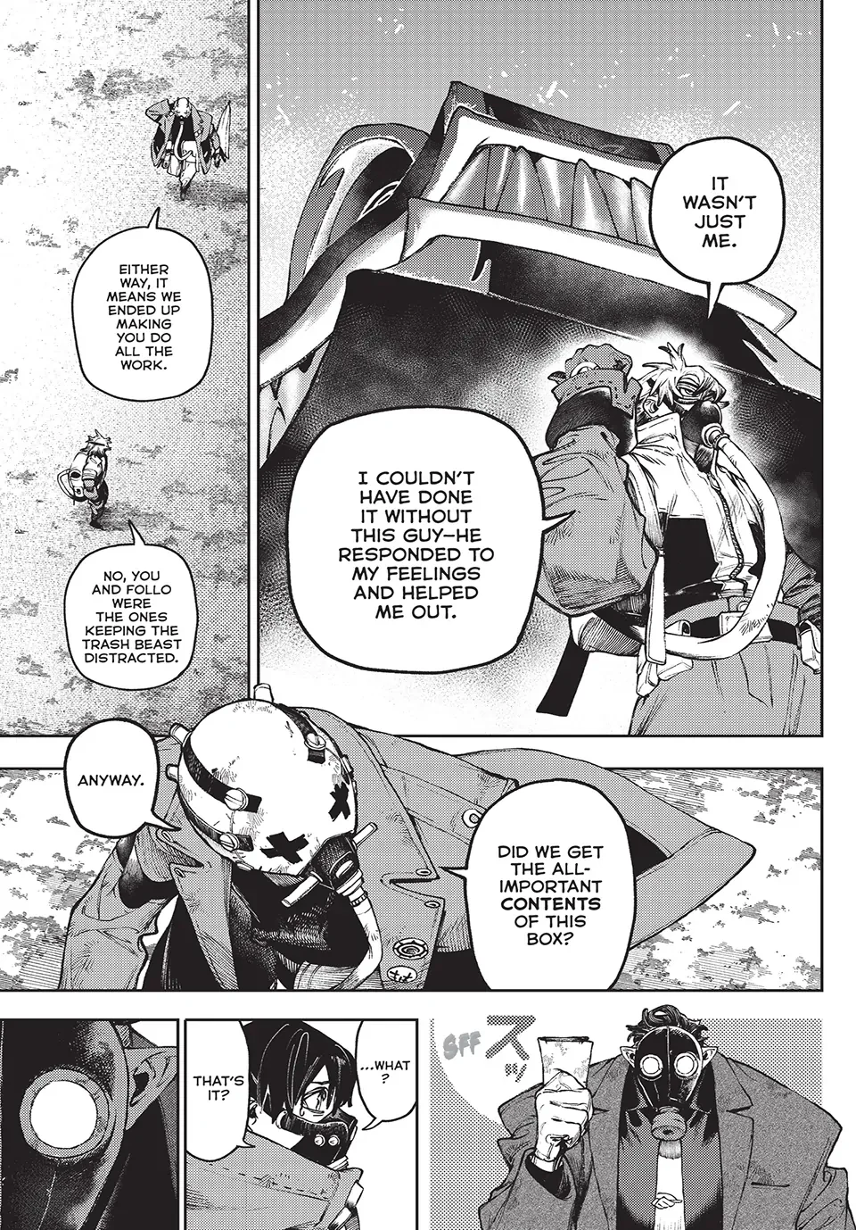 Gachiakuta, Chapter 105