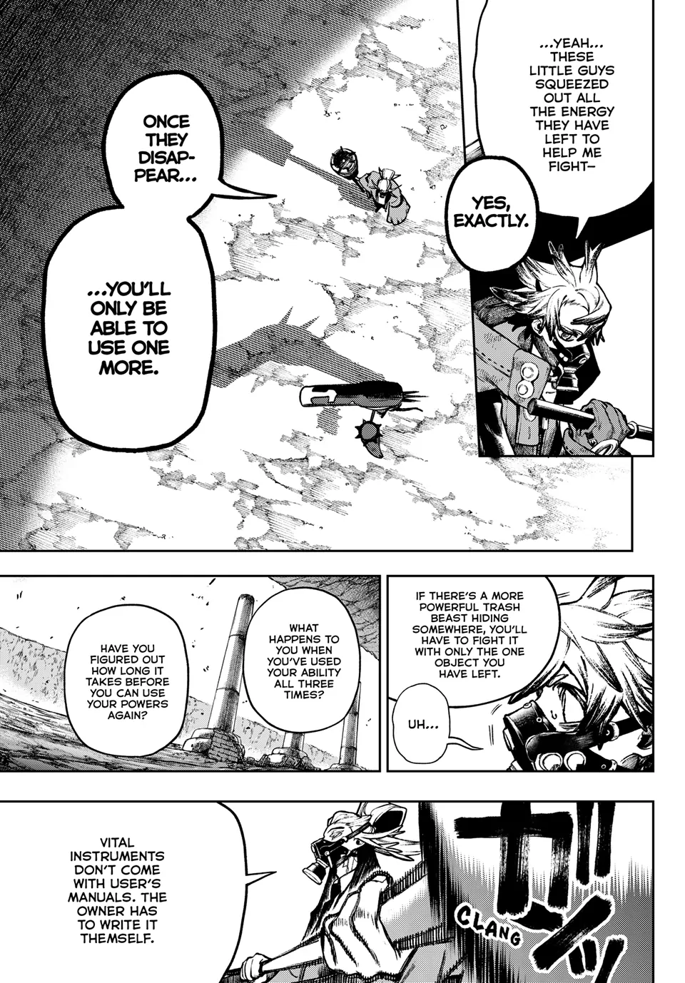 Gachiakuta, Chapter 121