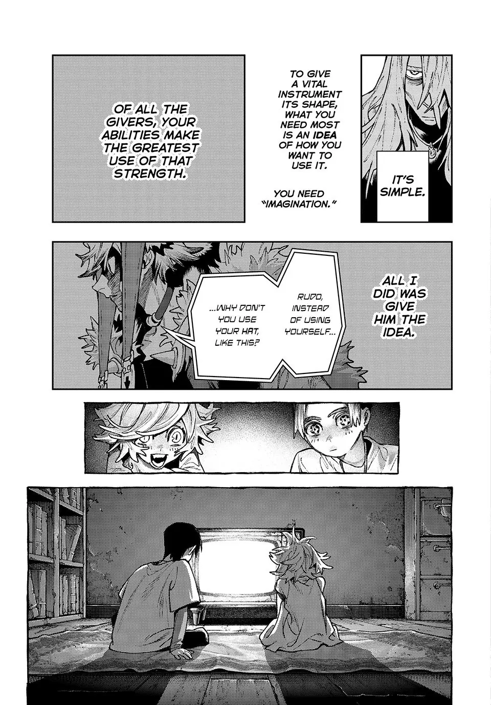 Gachiakuta, Chapter 158