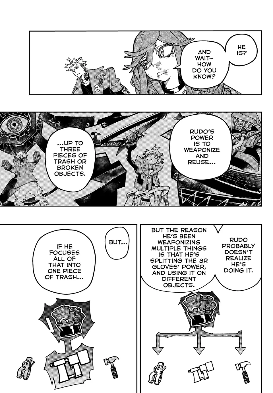 Gachiakuta, Chapter 75