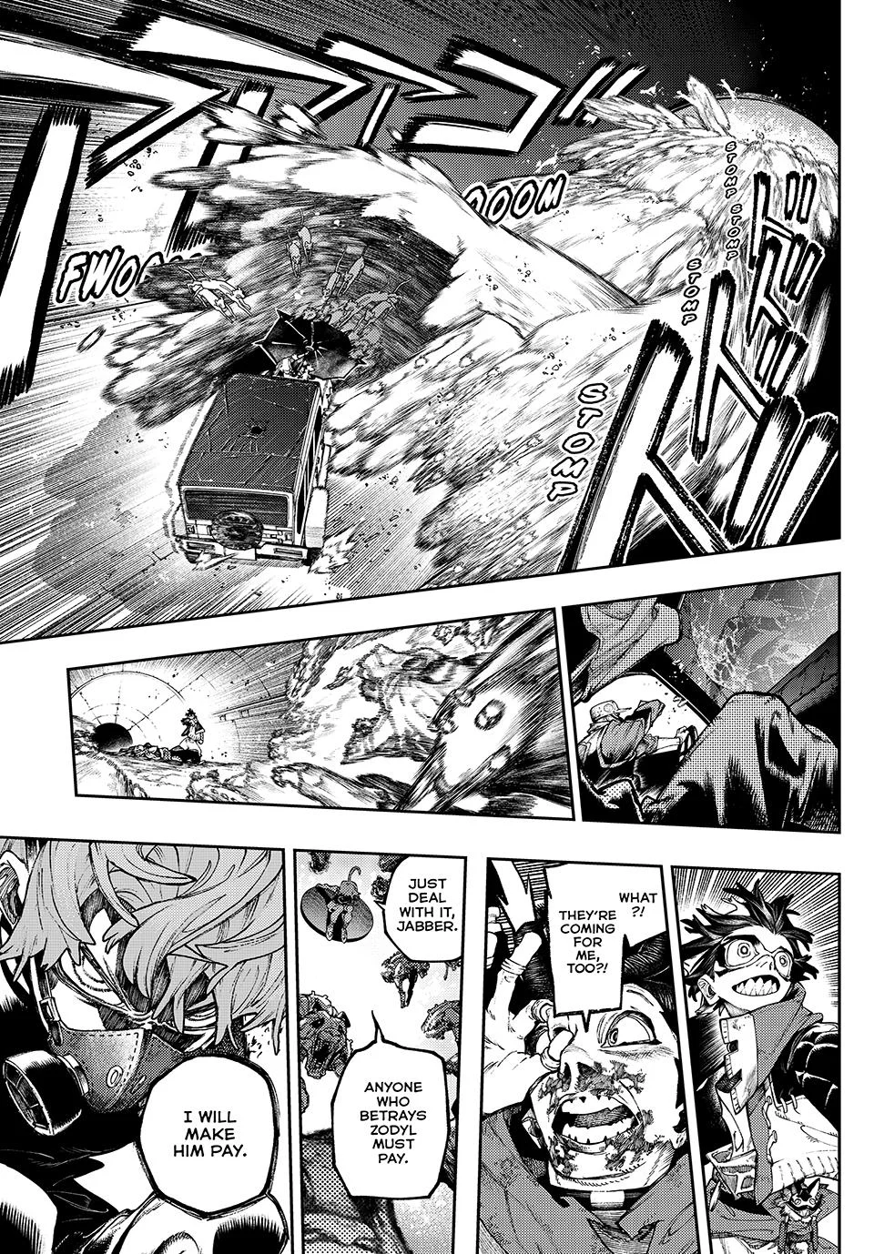Gachiakuta, Chapter 99