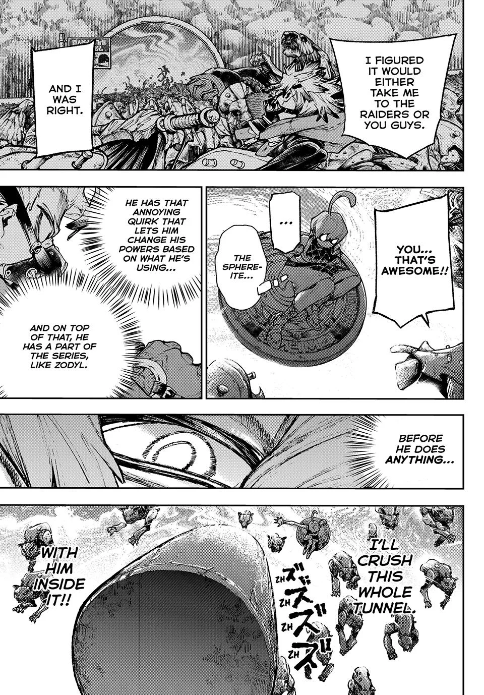 Gachiakuta, Chapter 99